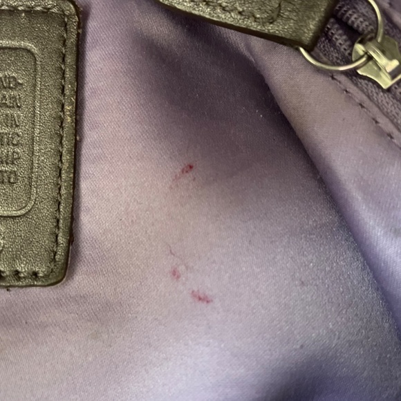 Bronze leather Coach Purse - Picture 4 of 4